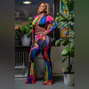 🌈Vivid Lights Jumpsuit🌈